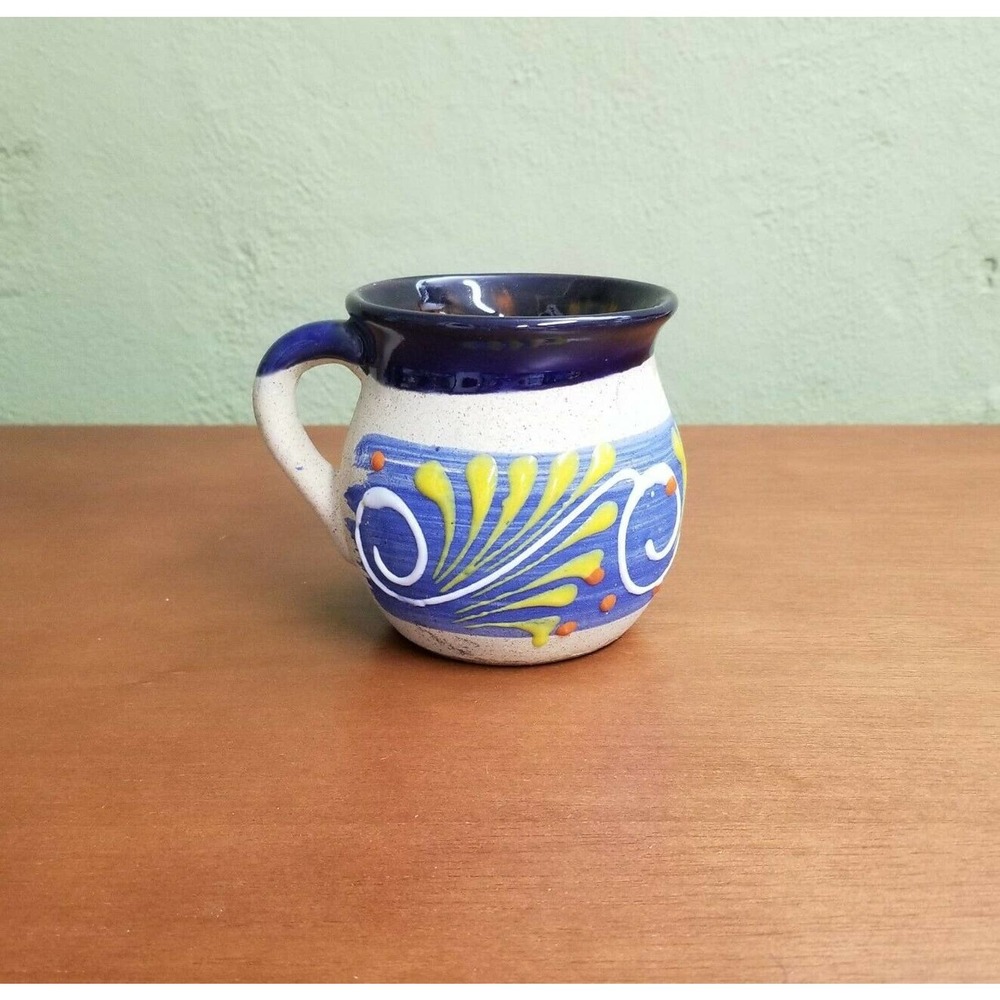 Studio Pottery Handpainted Ceramic Coffee Tea Mug